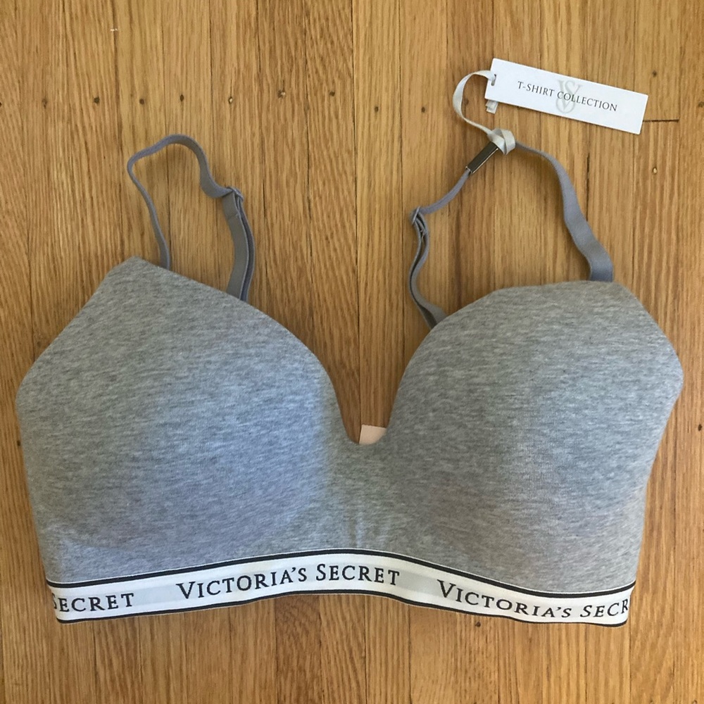 NWT Victoria’s Secret Bra Size 34DD Grey